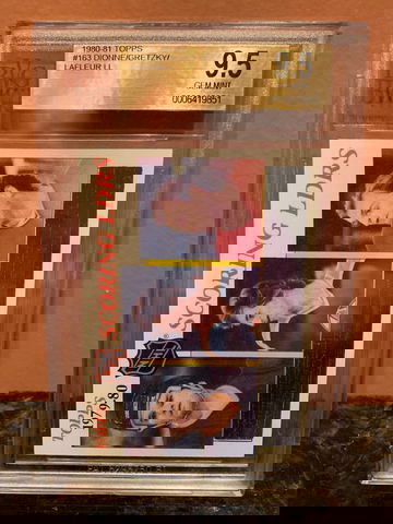 1980-81 Topps Gretzky / Dionne / Lafleur #163 SL BVG BGS 9.5 GEM MINT (Pop of 2)