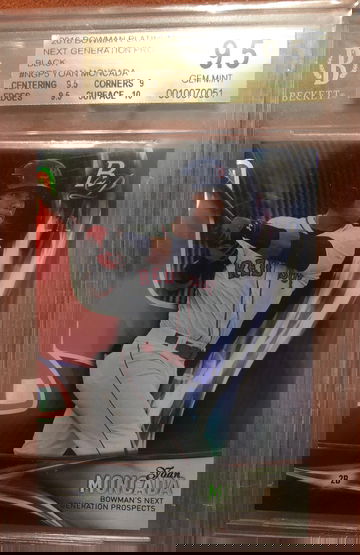 Yoan Moncada BGS 9.5 Rookie 1/1 True Rc