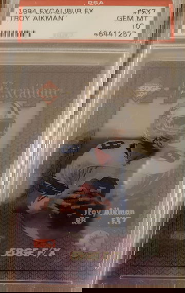 1994 Excalibur FX Troy Aikman PSA 10 - pop 9!