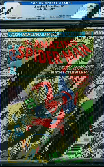 AMAZING SPIDER-MAN #161, CGC 9.4 NM