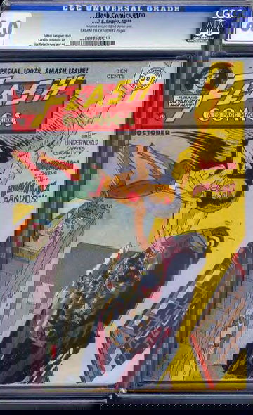 FLASH COMICS #100, CGC 8.0 VF