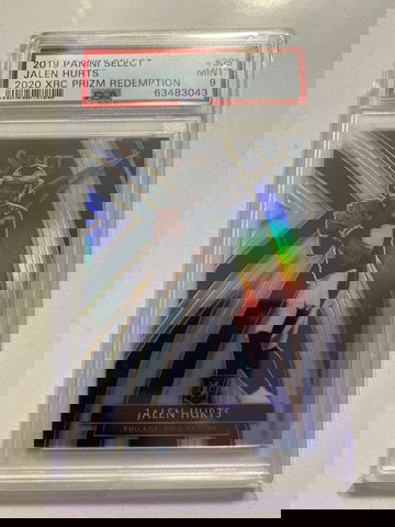 2019 Select Jalen Hurts XRC Rookie Card PSA 9