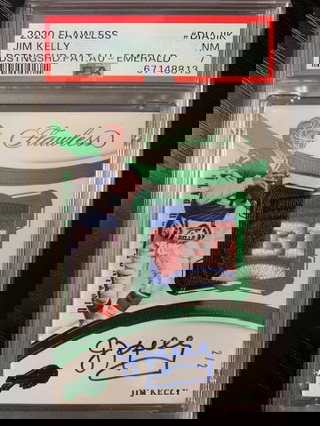 2020 Flawless 2/2 Patch Auto HOF Jim Kelly 