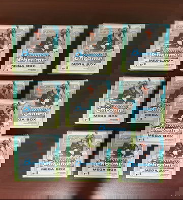 2020 Bowman Chrome mega box sealed! Lot of 10
