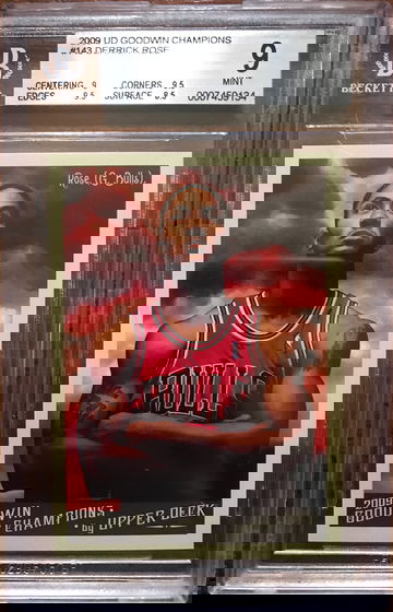 2009 Upper Deck Goodwin Champions Derrick Rose BGS 9