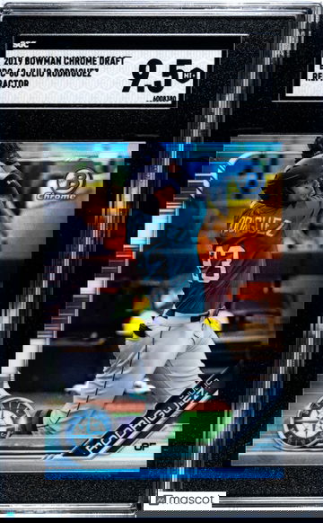 2019 Bowman Chrome Draft Julio Rodriguez #BDC-60 Refractor SGC 9.5