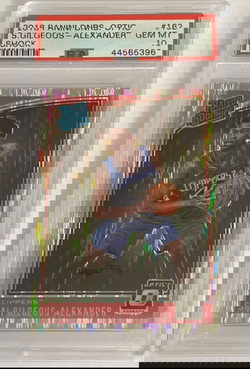 2018 Donruss Optic Shock Shai Gilgeous-Alexander PSA 10