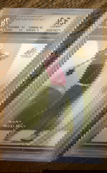 2012 SP Game Used #SP1 Rory Mcilroy Short Print BGS 9.5