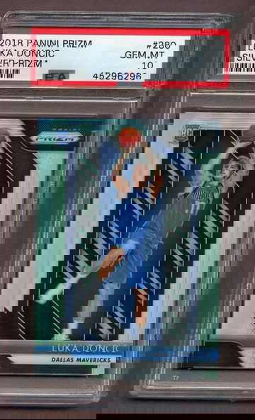 LUKA DONCIC 2018  PRIZM Silver  PSA 10 280