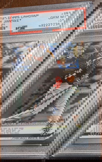 2019 Topps Chrome Update Eloy Jimenez PSA 10