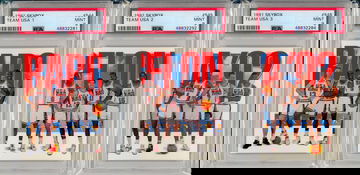 1991 Skybox Team USA 1 2 3 Set PSA 9 Michael Jordan 544 545 546