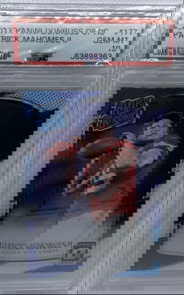 2017 Optic Patrick Mahomes II Rated Rookie RC #177 PSA 10 GEM MINT