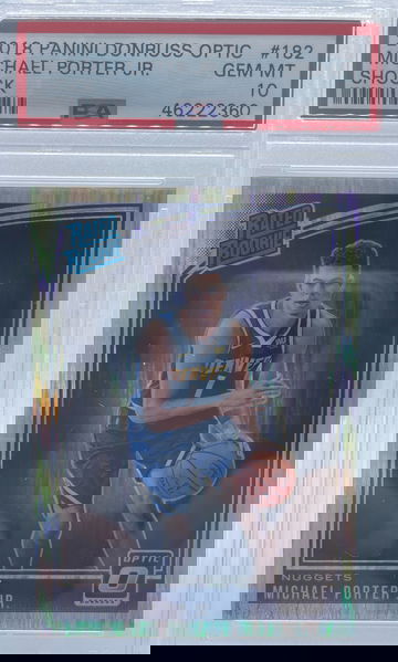 2018 Panini Donruss Optic Michael Porter Jr. SHOCK #182 PSA 10 GEM MINT