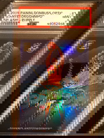 2019 Donruss Optic Giannis Antetokounmpo Splash PSA 10