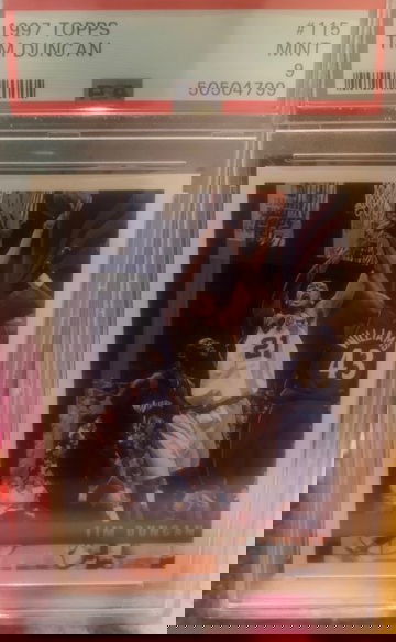 1997 Topps Tim Duncan PSA 9