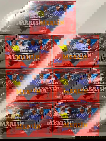 **LOT of 7** 2020-21 Topps Merlin Blaster Boxes