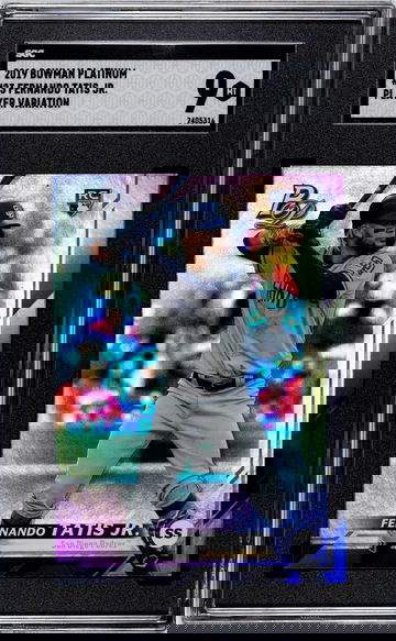 2019 Bowman Platinum Fernando Tatis JR #23 Player Var. SGC 9