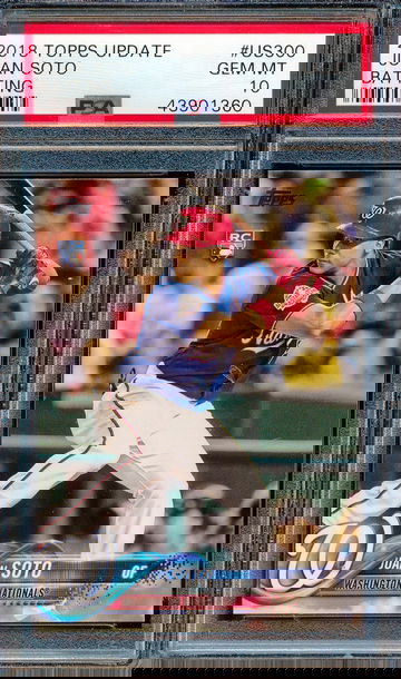 2018 Topps Update #US300 Juan Soto PSA 10 1360