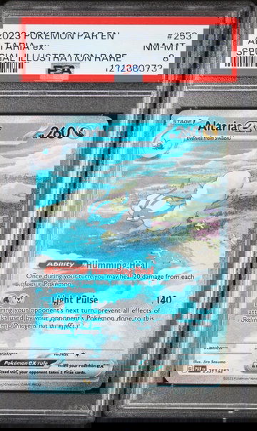 2023 Pokemon #253/182 ALTARIA ex Special Illustration Rare PSA 8