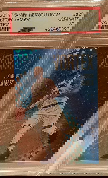 2017 Panini Revolution Vortex #26 Lebron James PSA 10 Gem Mint
