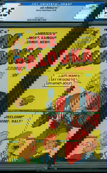 JOE PALOOKA #4, CGC 7.5 VF-