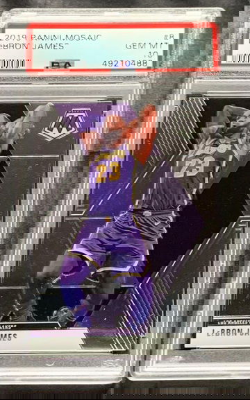 2019 Mosaic Lebron James #8 PSA 10