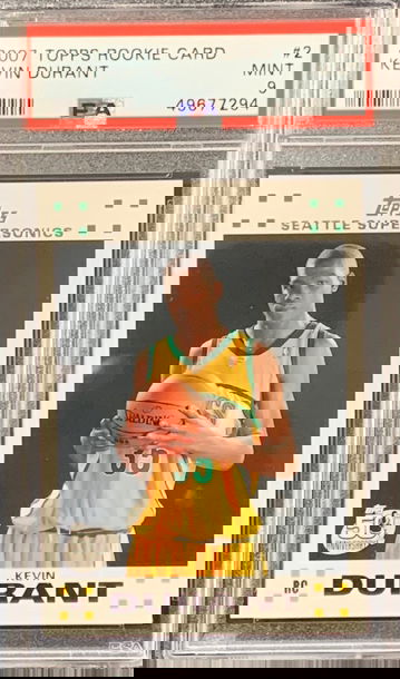 2007 Topps Kevin Durant PSA 9