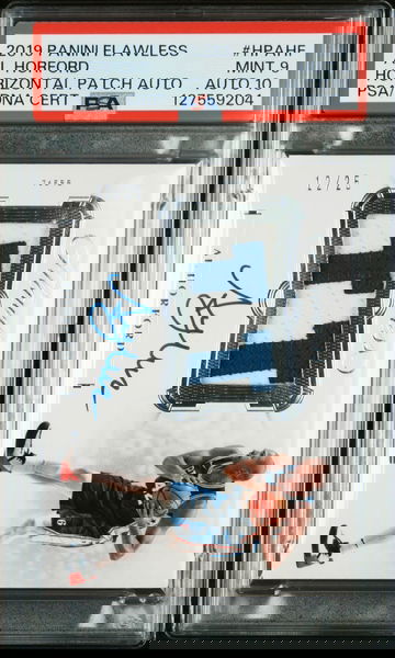 2019 Panini Flawless Al Horford Horizontal Patch Auto /25 PSA 9 Auto 10