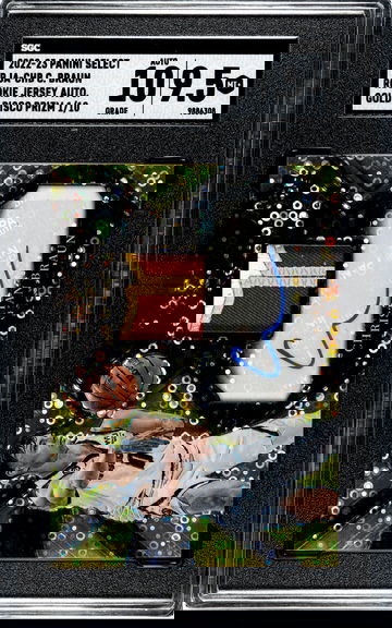 2022-23 Christian Braun Gold Disco Prizm Rookie Auto Patch 1/10