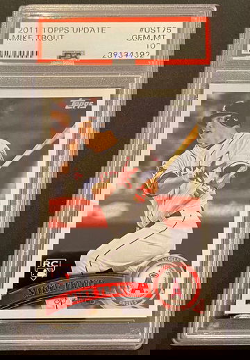 Mike Trout 2011 Topps Update RC PSA 10