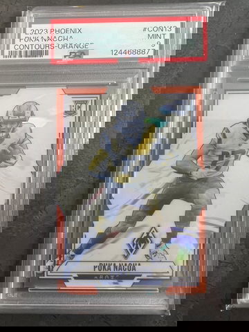 2023 Panini Phoenix Puka Nacua Contours Orange /99 #CON13 Los Angeles Rams RC