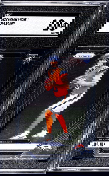 2024 Panini Prizm Bo Nix Broncos Prizm RC Rookie SGC 10