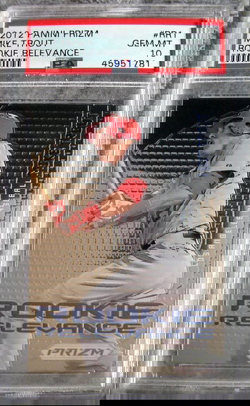 Mike Trout 2012 Prizm Rookie Relevance PSA 10