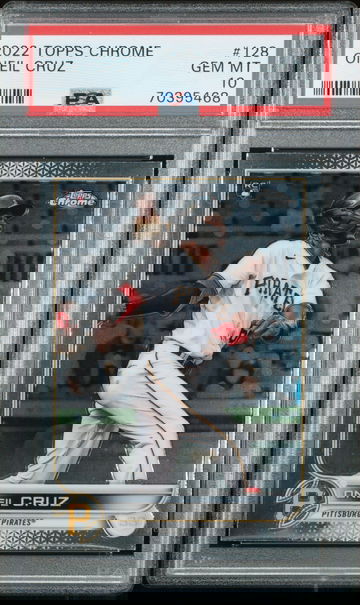 2022 Topps Chrome #128 ONeil Cruz RC PSA 10