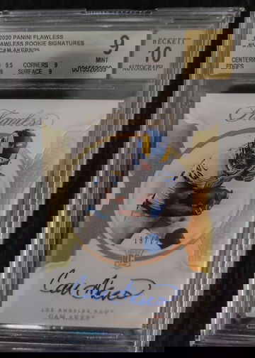 2020 Panini Flawless Cam Akers Rookie Signatures /25 BGS 9/10