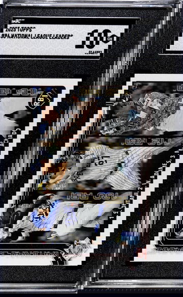 2025 Topps #86 National League Leaders SGC 10