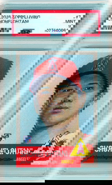 2018 Topps Living #7 Shohei Ohtani PSA 9 MINT!