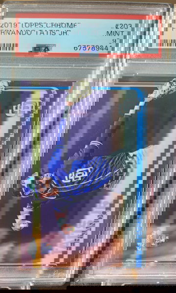 2019 Topps Chrome Fernando Tatis Jr. #203 Rookie RC Mint PSA 9 Padres