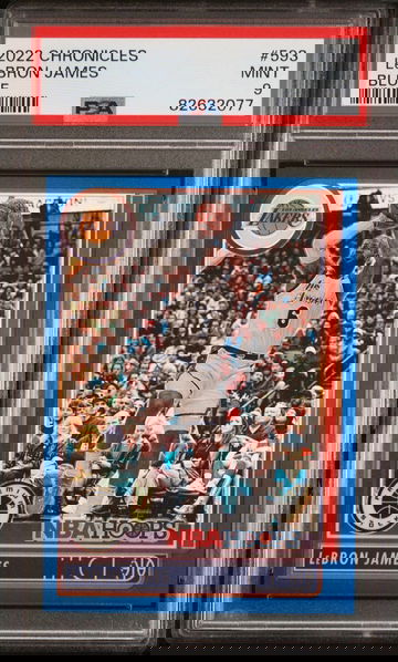 2022 Chronicles NBA Hoops LeBron James /99 PSA 9