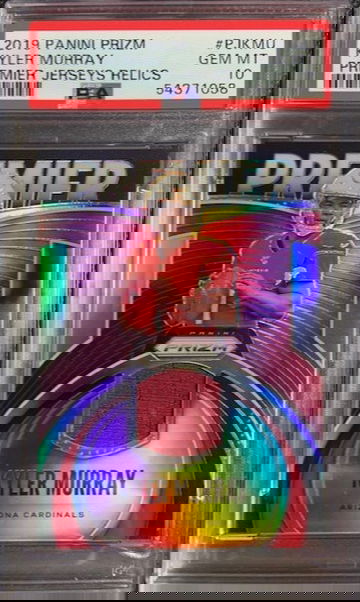 2019 Prizm Silver Kyler Murray Premier Jersey Relic Rookie RC PSA 10 Gem Mint 