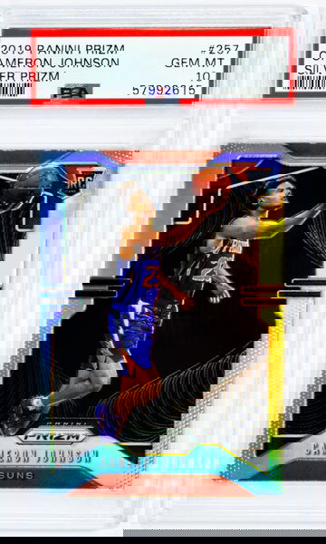 2019 Cameron Johnson Panini Prizm  Silver Prizm  #257 PSA 10
