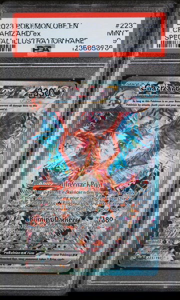 2023 Pokemon Scarlet and Violet Obsidian Flames Special Illustration Rare Charizard Ex #223 PSA 9