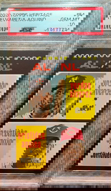 2020 Topps Heritage Yordan Alvarez Aquino PSA 10 GEM MINT #54