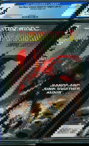 STAR WARS: CRIMSON EMPIRE III - EMPIRE LOST #5, CGC 9.6 NM+