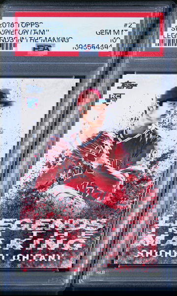 2018 Topps Shohei Ohtani #2 Legends in the Making PSA 10 Rookie Card RC