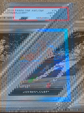 2019-20 Panini One and One 🏀 Stephen Curry Silver /99 PSA 9 Warriors SP 🔥