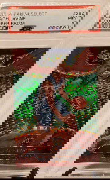 2014 panini select zach lavine rookie copper courtside /49 PSA 9