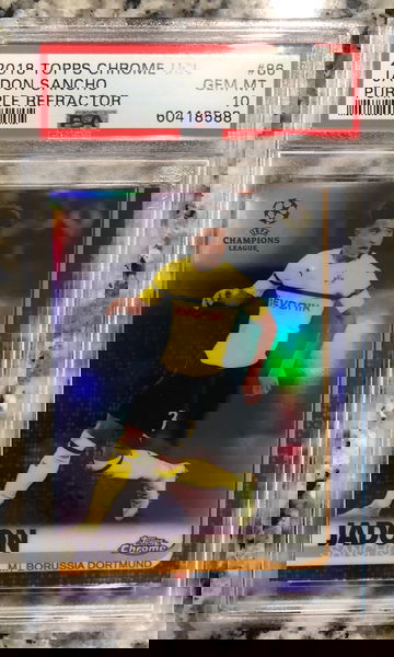 2018 Topps Chrome Jadon Sancho