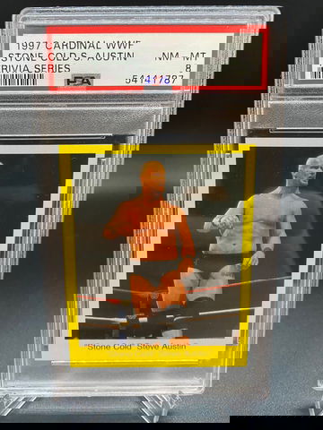 WWF STONE COLD STEVE AUSTIN RC PSA 8