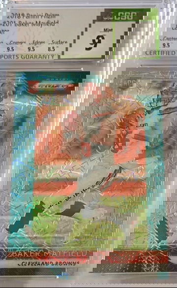 2018 Prizm Baker Mayfield Lazer #201 CSG 9